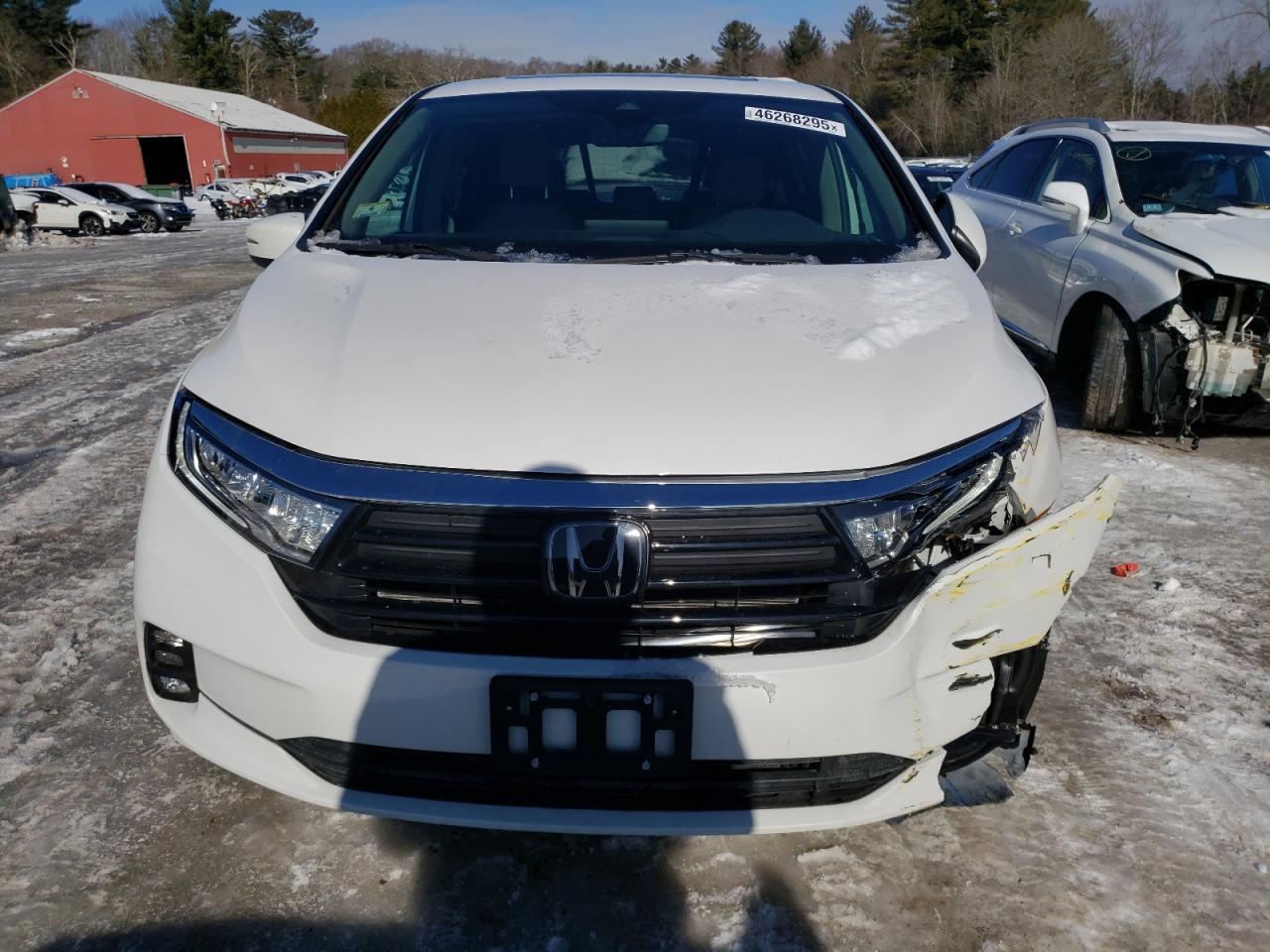 2024 Honda Odyssey VIN 5FNRL6H65RB064382 Copart auction photo, front end damage thumbnail 5