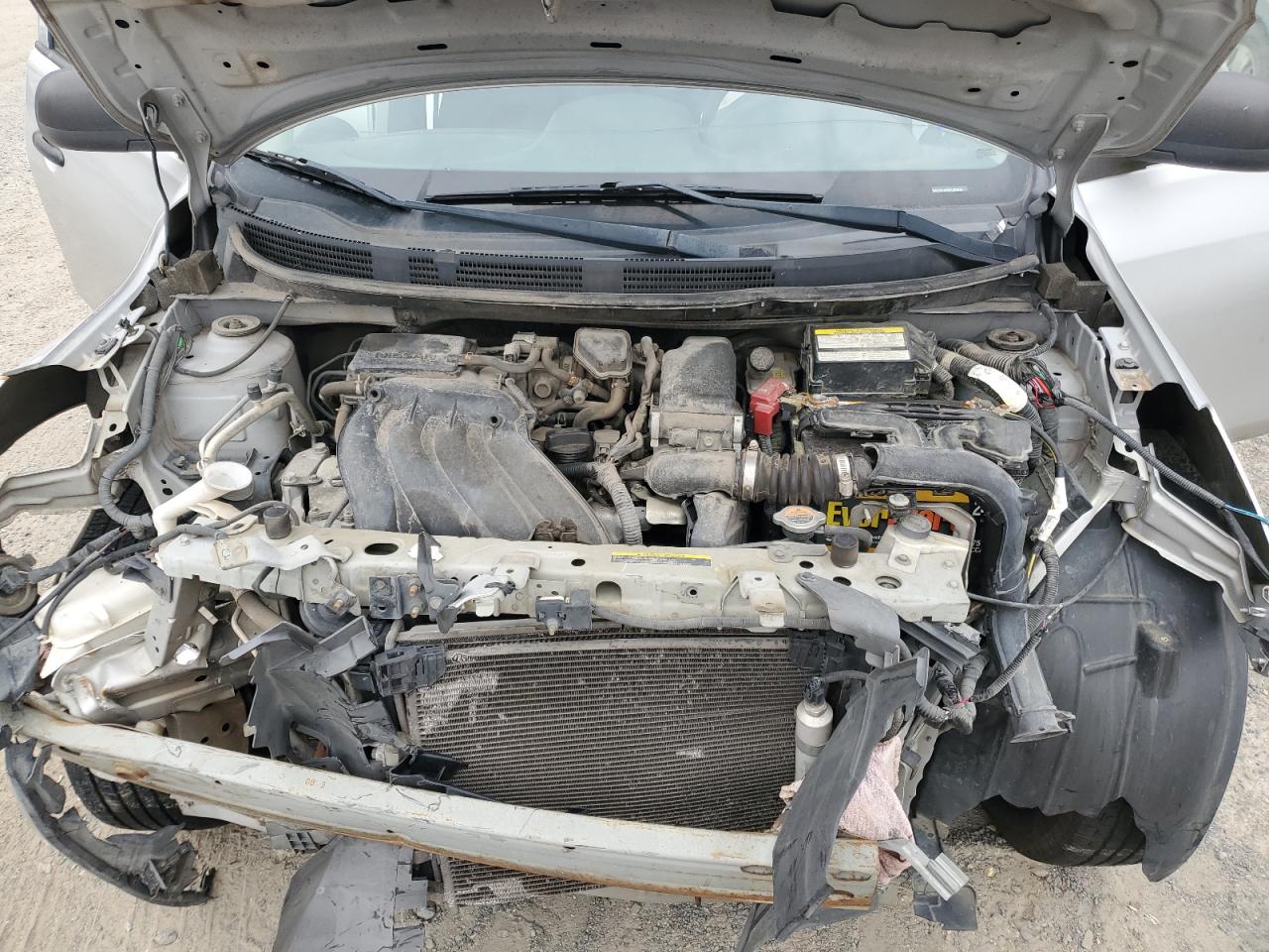 2015 Nissan Versa VIN 3N1CN7AP6FL800836 Copart auction photo, front end damage thumbnail 13