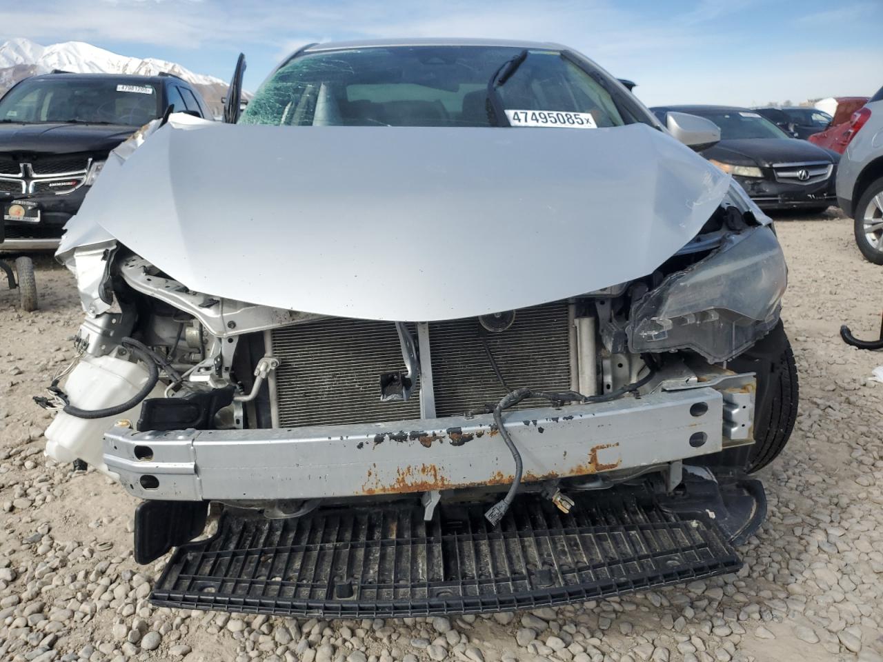 2017 Toyota Corolla VIN 2T1BURHE9HC930952 Copart auction photo, side / rear end damage thumbnail 5