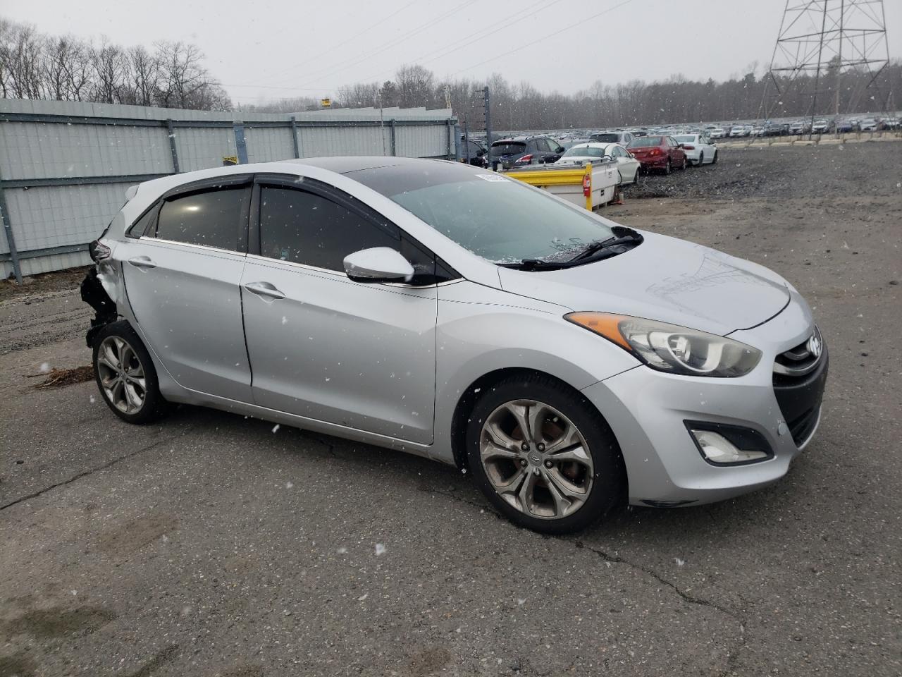 2013 Hyundai Elantra VIN KMHD35LE3DU049331 Copart auction photo, rear end damage thumbnail 4