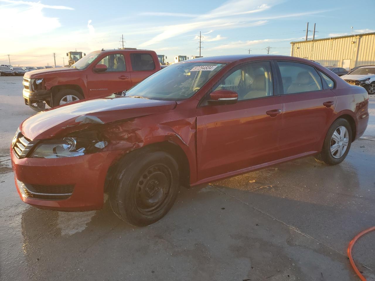 2015 Volkswagen Passat VIN 1VWAT7A3XFC062734