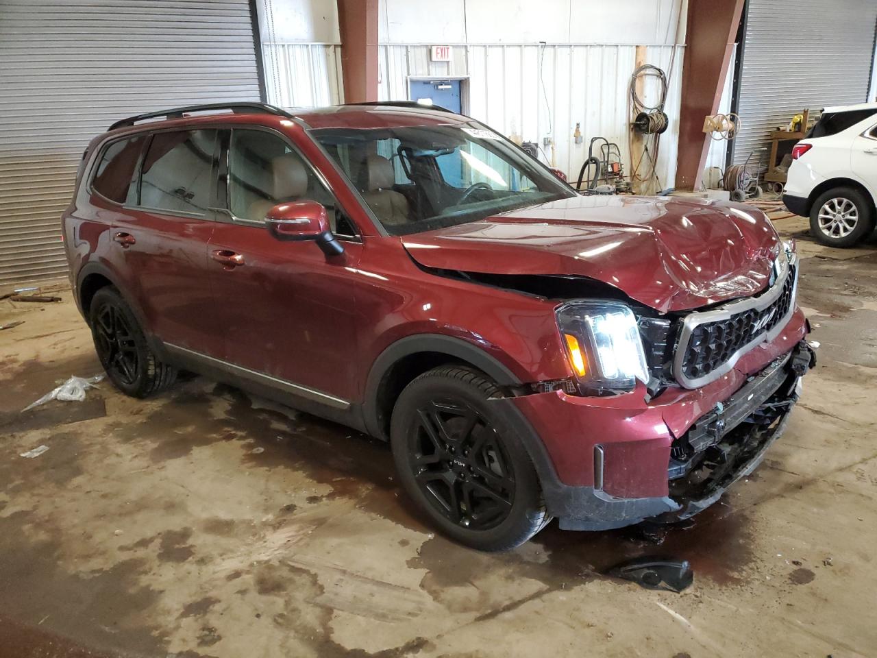 2023 KIA Telluride VIN 5XYP3DGC0PG344199 Copart auction photo, front end damage thumbnail 4