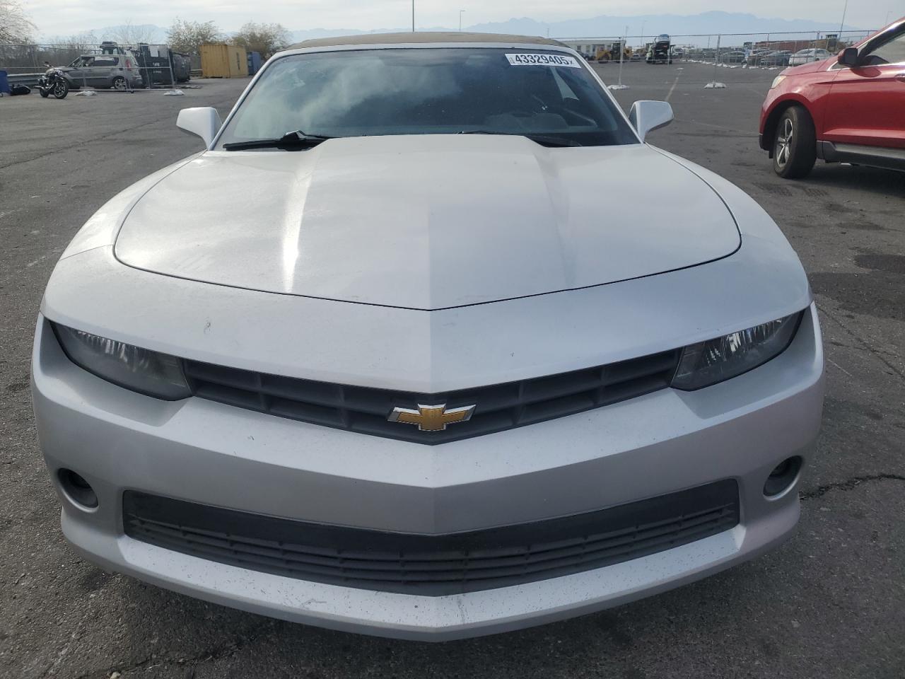 2014 Chevrolet Camaro VIN 2G1FB3D36E9265554 Copart auction photo, rear end damage thumbnail 5