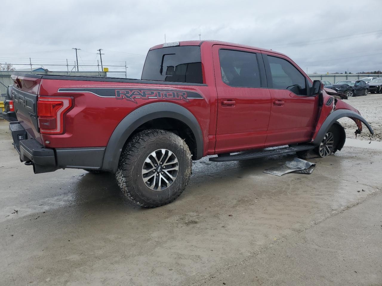 2019 Ford F-150 VIN 1FTFW1RG1KFD29580 Copart auction photo, rollover damage thumbnail 3