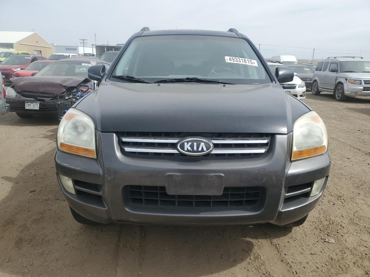 2006 KIA Sportage VIN KNDJF723467231292 Copart auction photo, hail / side damage thumbnail 5