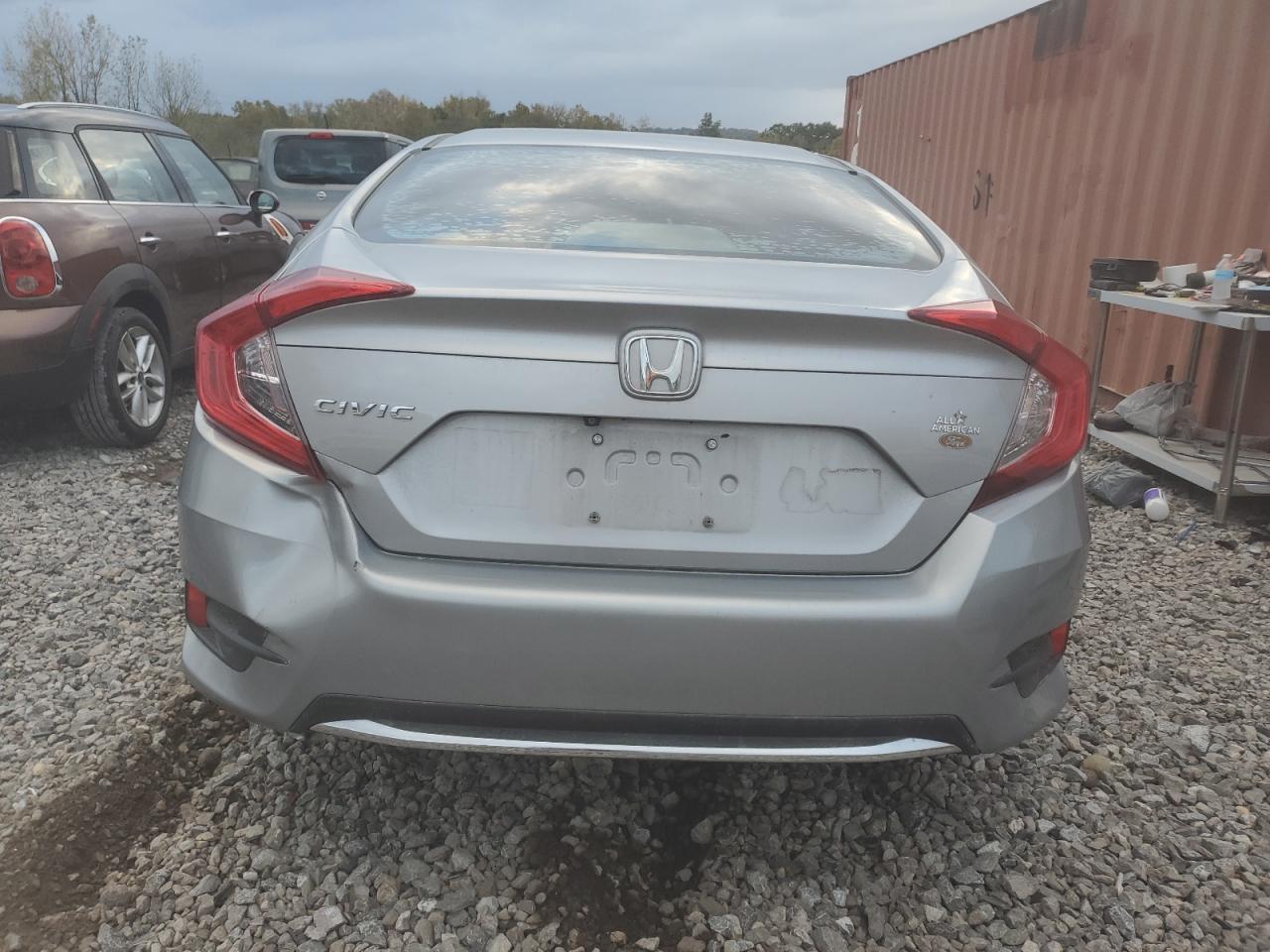 2019 Honda Civic VIN 19XFC2F65KE045700 Copart auction photo, front end damage thumbnail 6