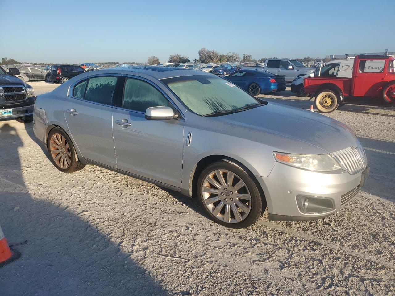 2010 Lincoln MKS VIN 1LNHL9FT1AG614544 Copart auction photo, water/flood damage thumbnail 4