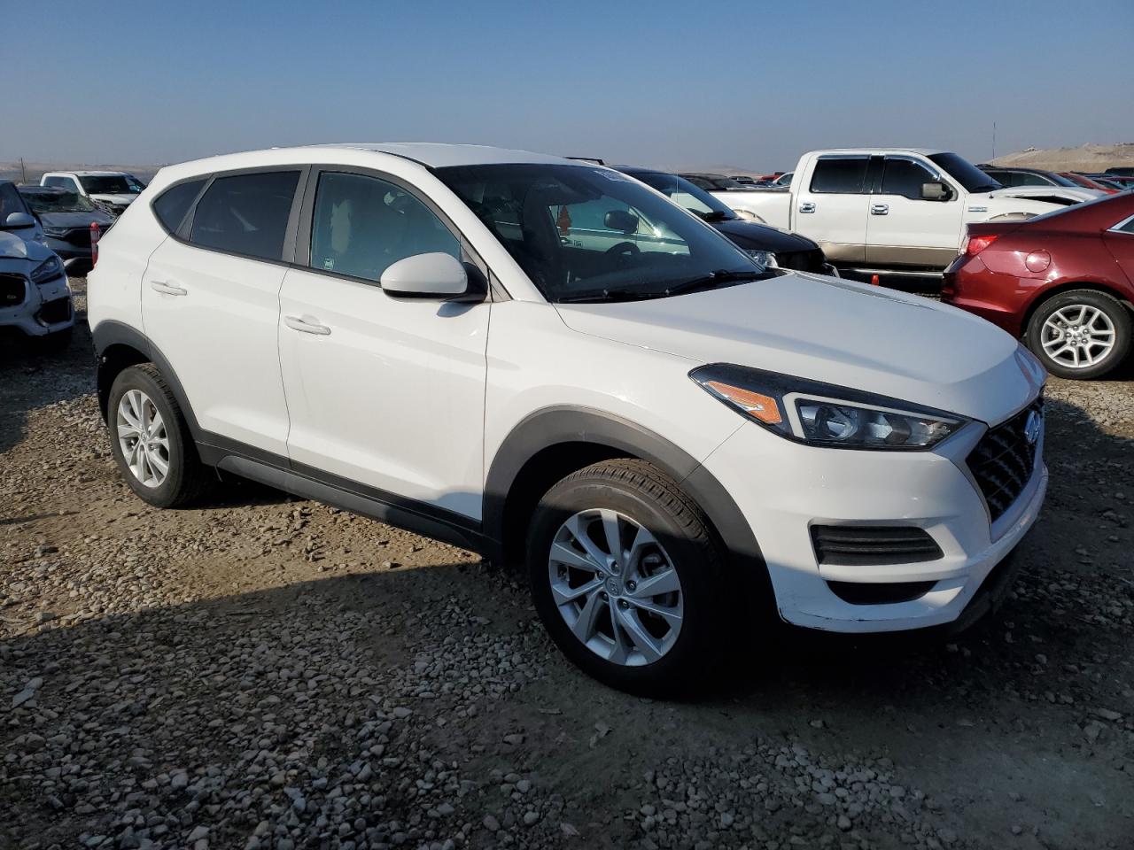 2020 Hyundai Tucson VIN KM8J2CA45LU162295 Copart auction photo, rear end damage thumbnail 4