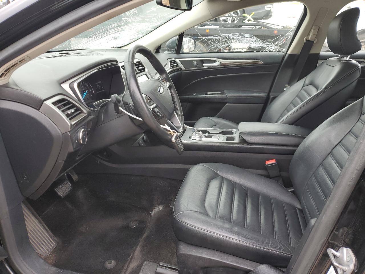 2017 Ford Fusion VIN 3FA6P0T94HR389016 Copart auction photo, front end / side damage thumbnail 7