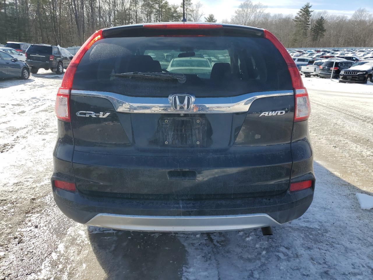2015 Honda CR-V VIN 2HKRM4H51FH624758 Copart auction photo, side / front end damage thumbnail 6