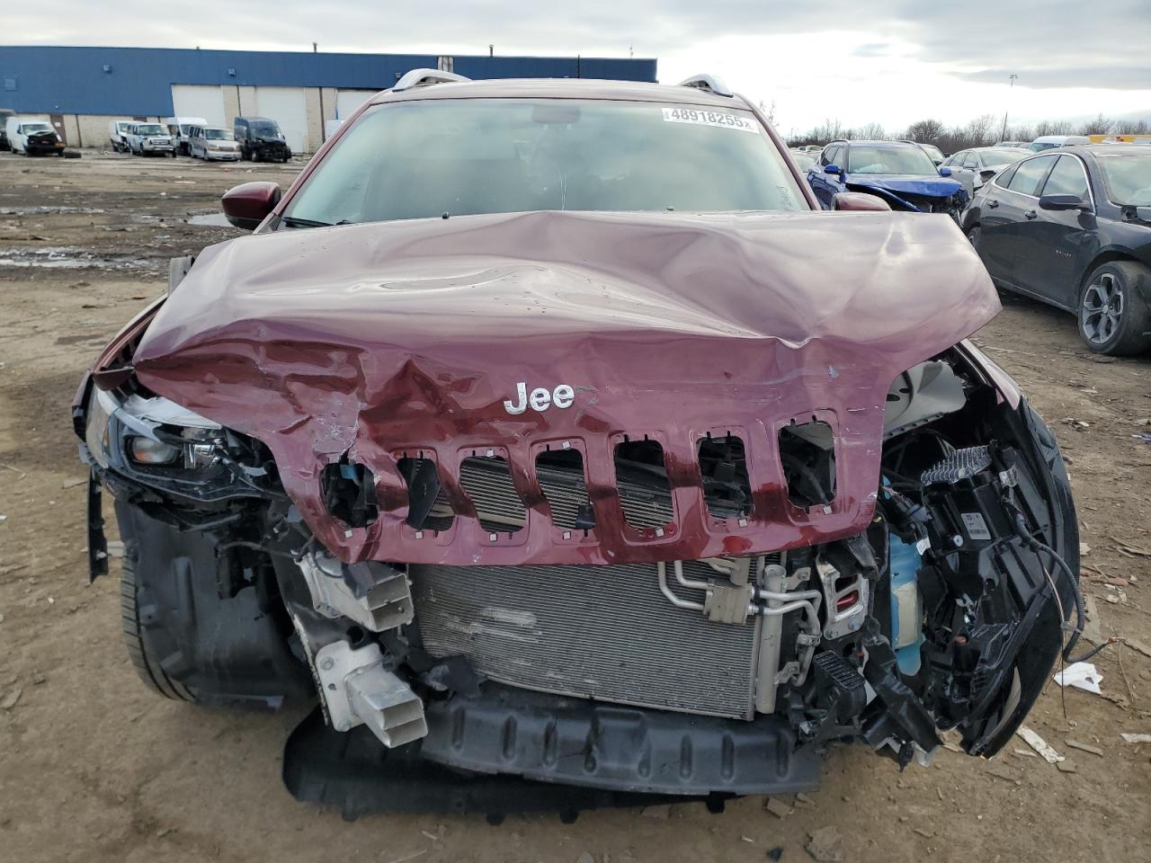 2020 Jeep Grand Cherokee VIN 1C4PJMLX4LD594343 Copart auction photo, front end damage thumbnail 5