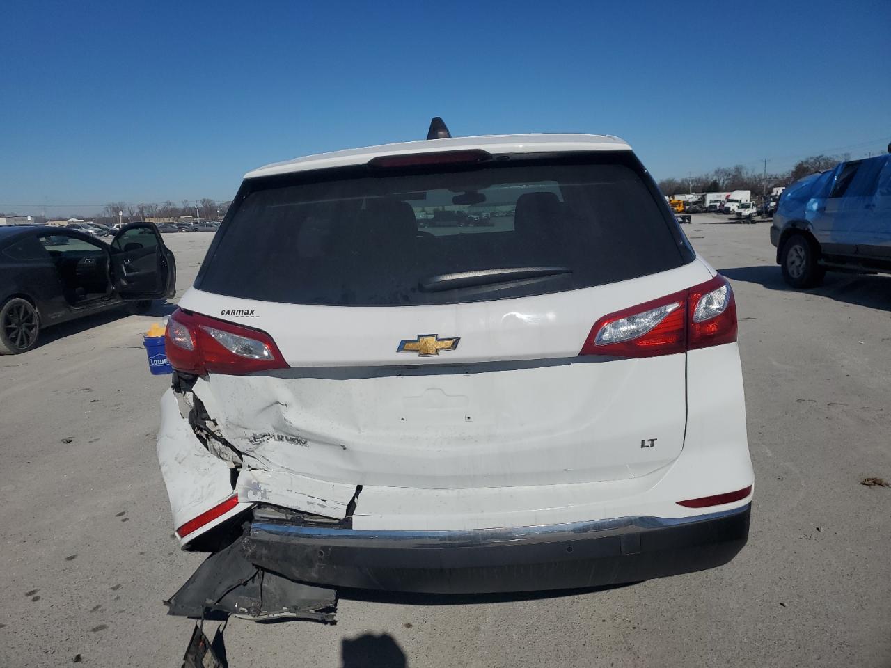 2018 Chevrolet Equinox VIN 3GNAXJEV4JL335302 Copart auction photo, rear end damage thumbnail 6