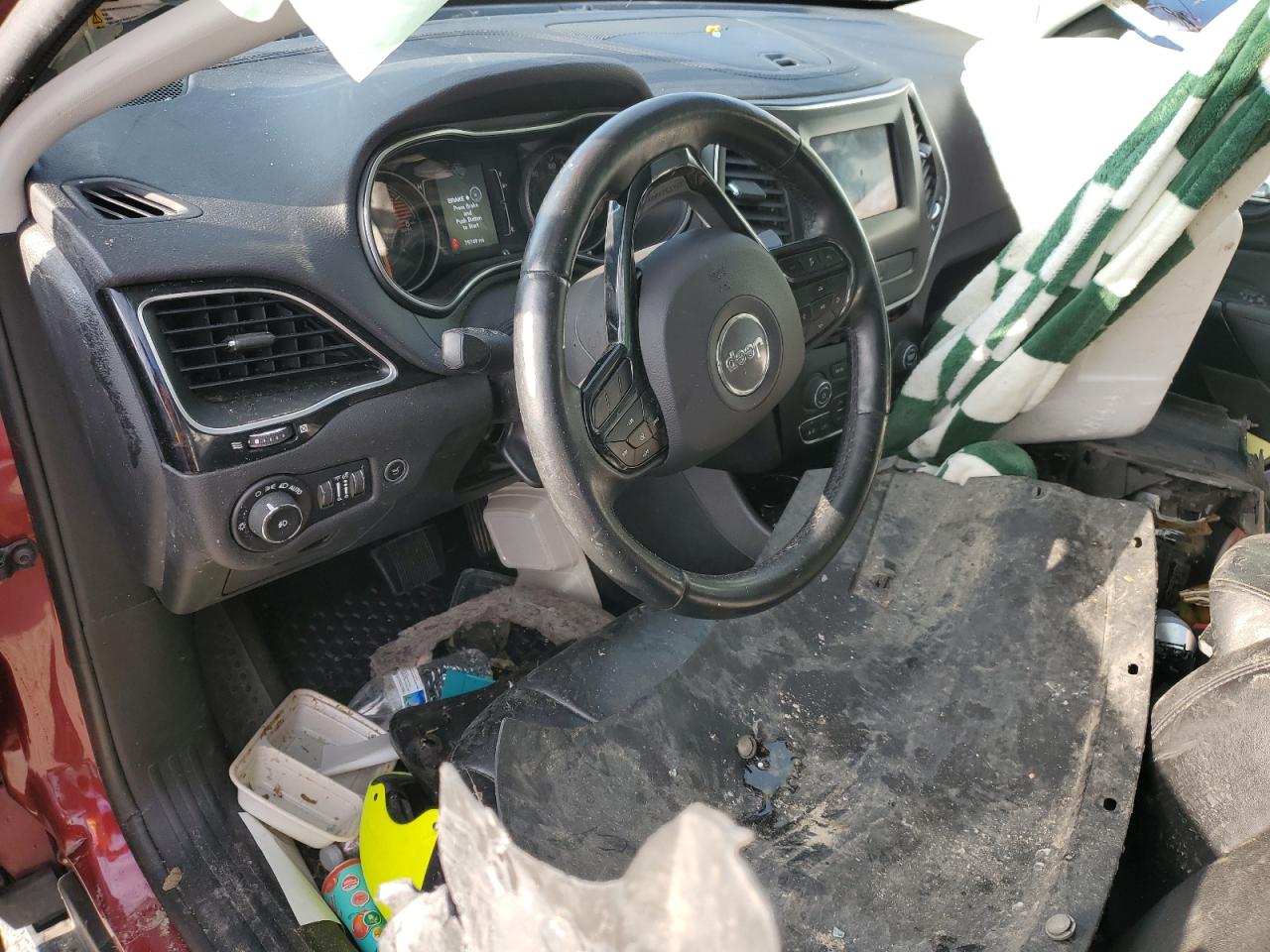 2019 Jeep Grand Cherokee VIN 1C4PJMLX3KD302096 Copart auction photo, all over damage thumbnail 8