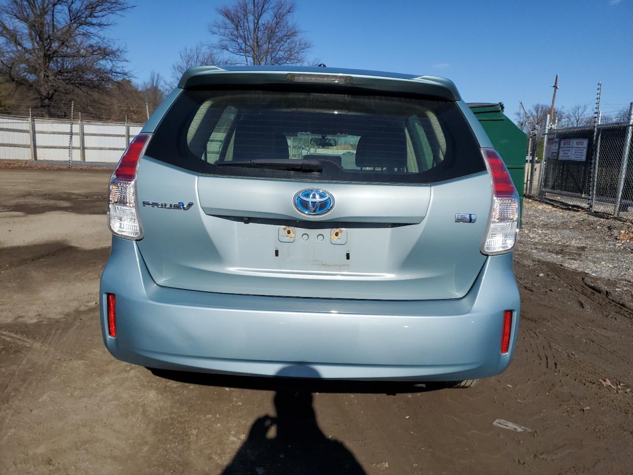 2015 Toyota Prius VIN JTDZN3EU5FJ029695 Copart auction photo, front end / undercarriage damage thumbnail 6