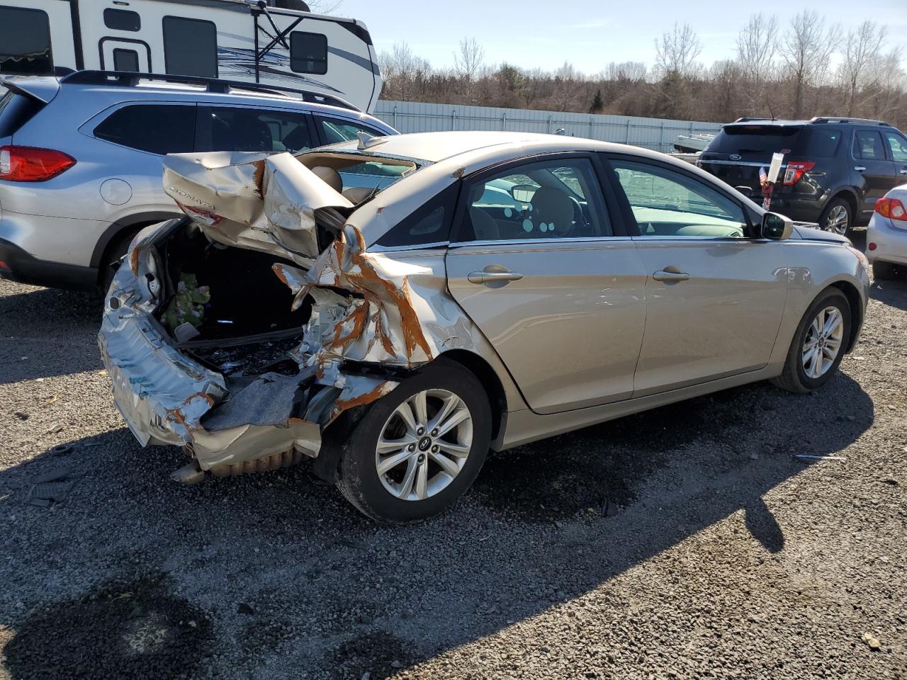 2011 Hyundai Sonata VIN 5NPEB4AC5BH062578 Copart auction photo, rear end / minor dent/scratches damage thumbnail 3