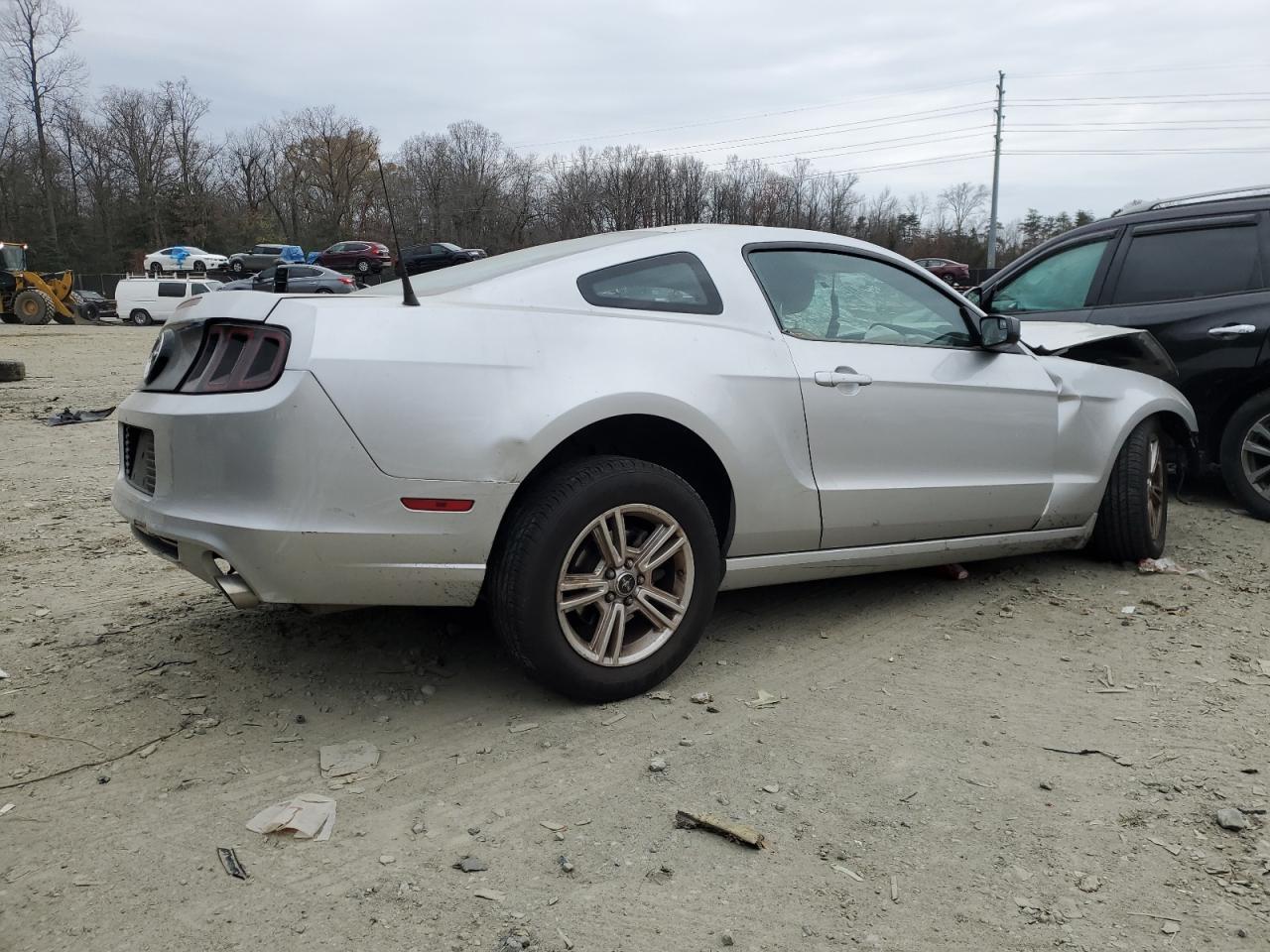 2014 Ford Mustang VIN 1ZVBP8AM5E5259921 Copart auction photo, front end / side damage thumbnail 3