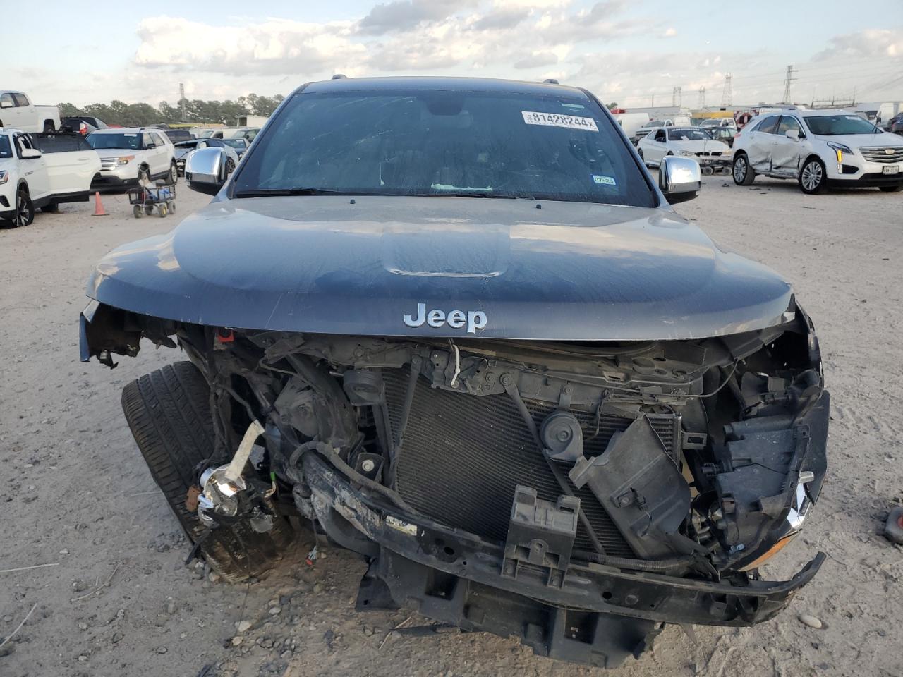 2020 Jeep Grand Cherokee VIN 1C4RJEBG1LC244898 Copart auction photo, front end damage thumbnail 5