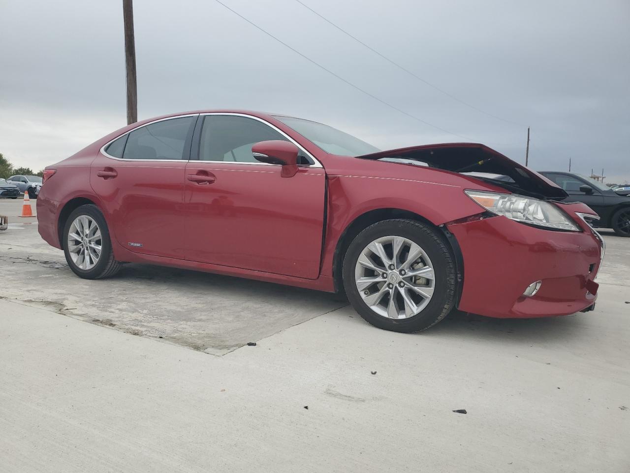 2013 Lexus ES VIN JTHBW1GG8D2029156 Copart auction photo, front end damage thumbnail 4