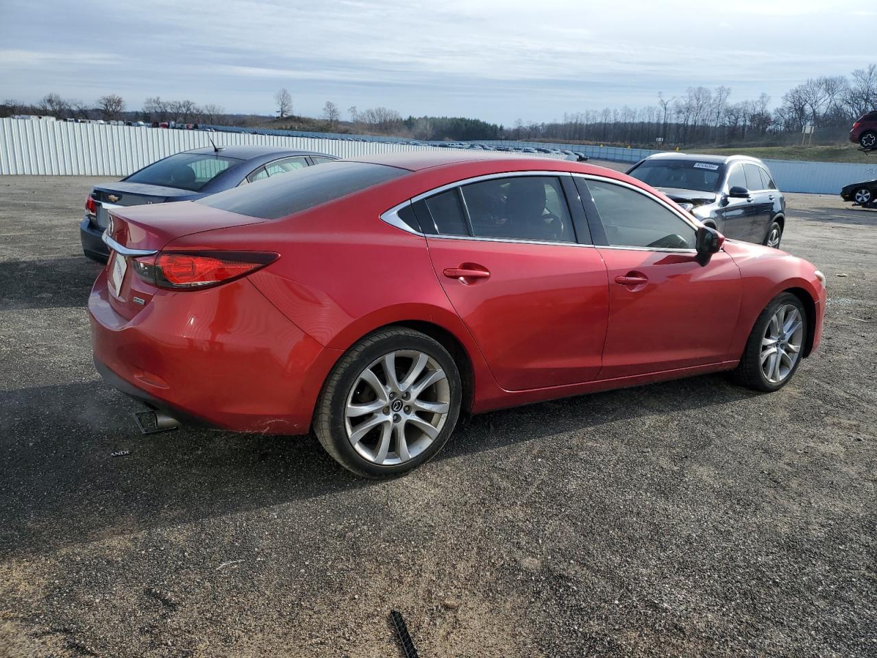 2016 Mazda 6 VIN JM1GJ1V52G1429005 Copart auction photo, front end / side damage thumbnail 3