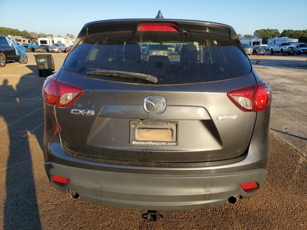 2015 Mazda CX-5 VIN JM3KE2CY1F0524393 Copart auction photo, front end / side damage thumbnail 6