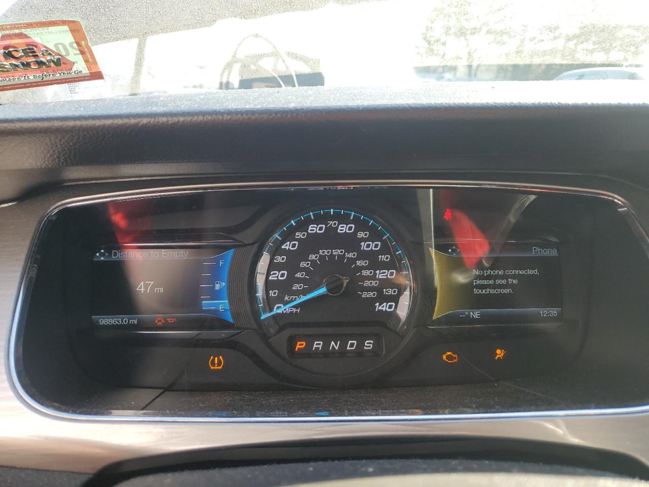 2015 Ford Taurus VIN 1FAHP2E89FG112472 Copart auction photo, front end damage thumbnail 9