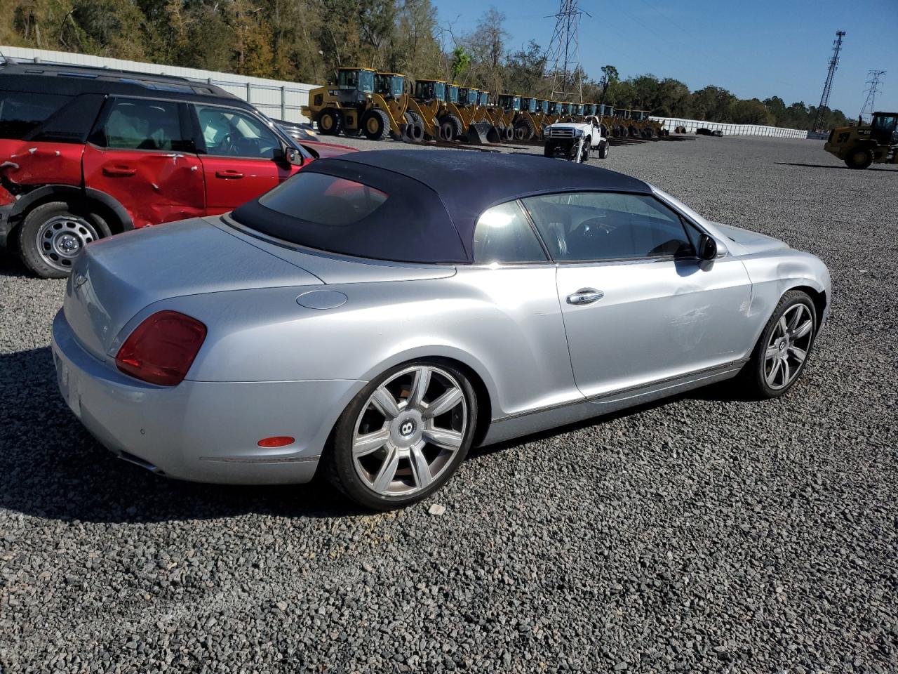 2007 Bentley Continental VIN SCBDR33W57C042958 Copart auction photo, side damage thumbnail 3