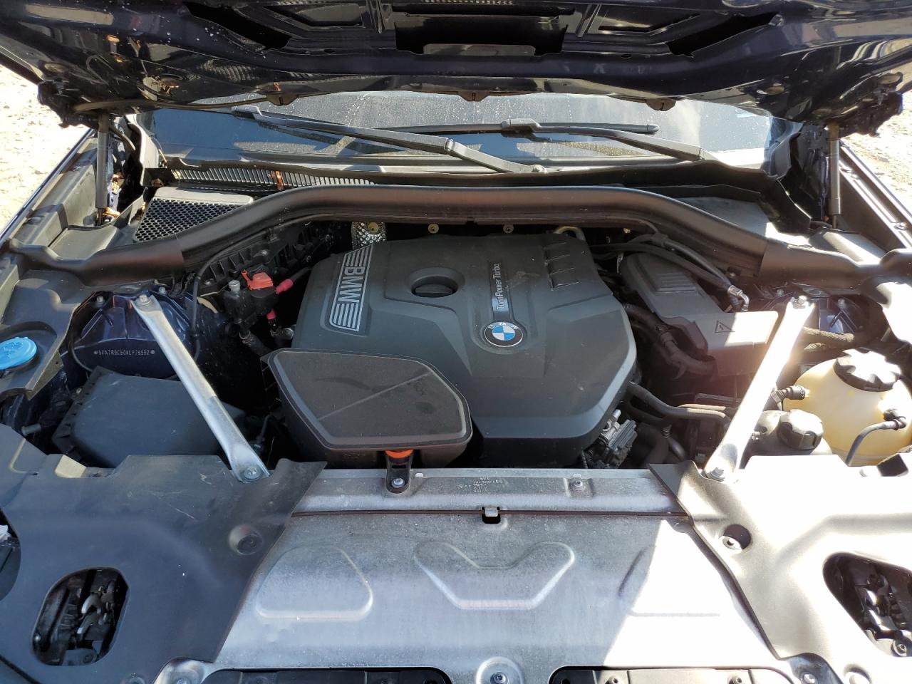 2019 BMW X3 VIN 5UXTR9C50KLP76952 Copart auction photo, front end / minor dent/scratches damage thumbnail 12