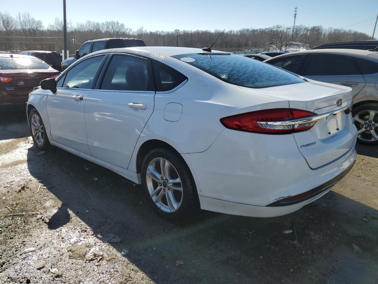 2018 Ford Fusion VIN 3FA6P0H7XJR133458 Copart auction photo, front end damage thumbnail 2