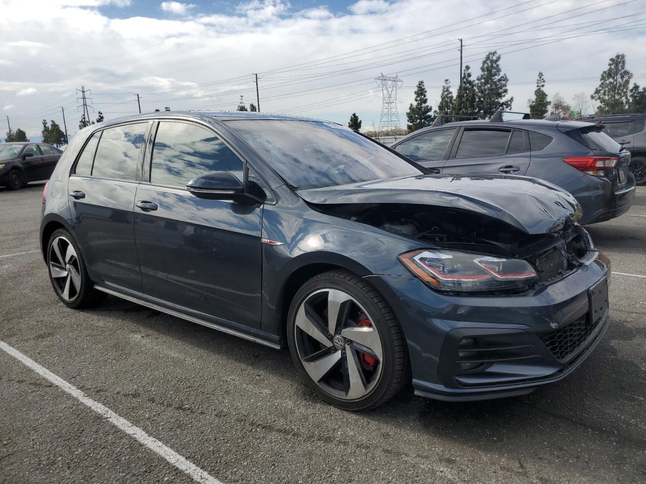 2019 Volkswagen GTI VIN 3VW6T7AU7KM034459 Copart auction photo, front end damage thumbnail 4