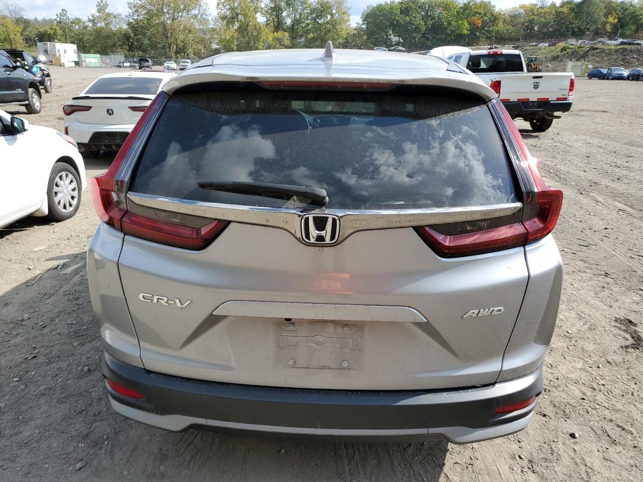 2022 Honda CR-V VIN 2HKRW2H50NH668036 Copart auction photo, front end / side damage thumbnail 6