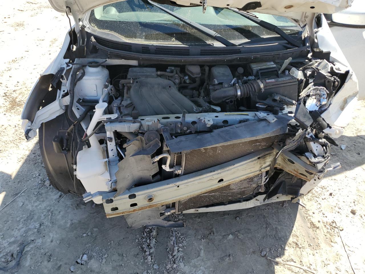 2015 Nissan Versa VIN 3N1CN7AP2FL815253 Copart auction photo, front end / rear end damage thumbnail 11