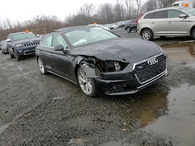 2020 Audi A5 VIN WAUANCF54LA006552 Copart auction photo, front end / side damage thumbnail 11