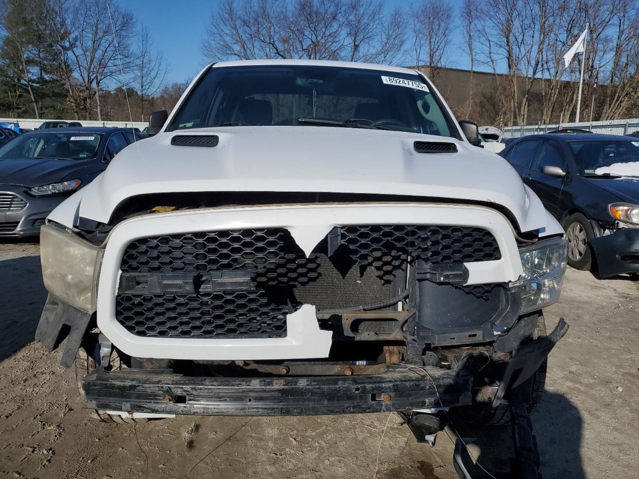 2014 RAM 1500 VIN 1C6RR7KT9ES181129 Copart auction photo, front end damage thumbnail 5