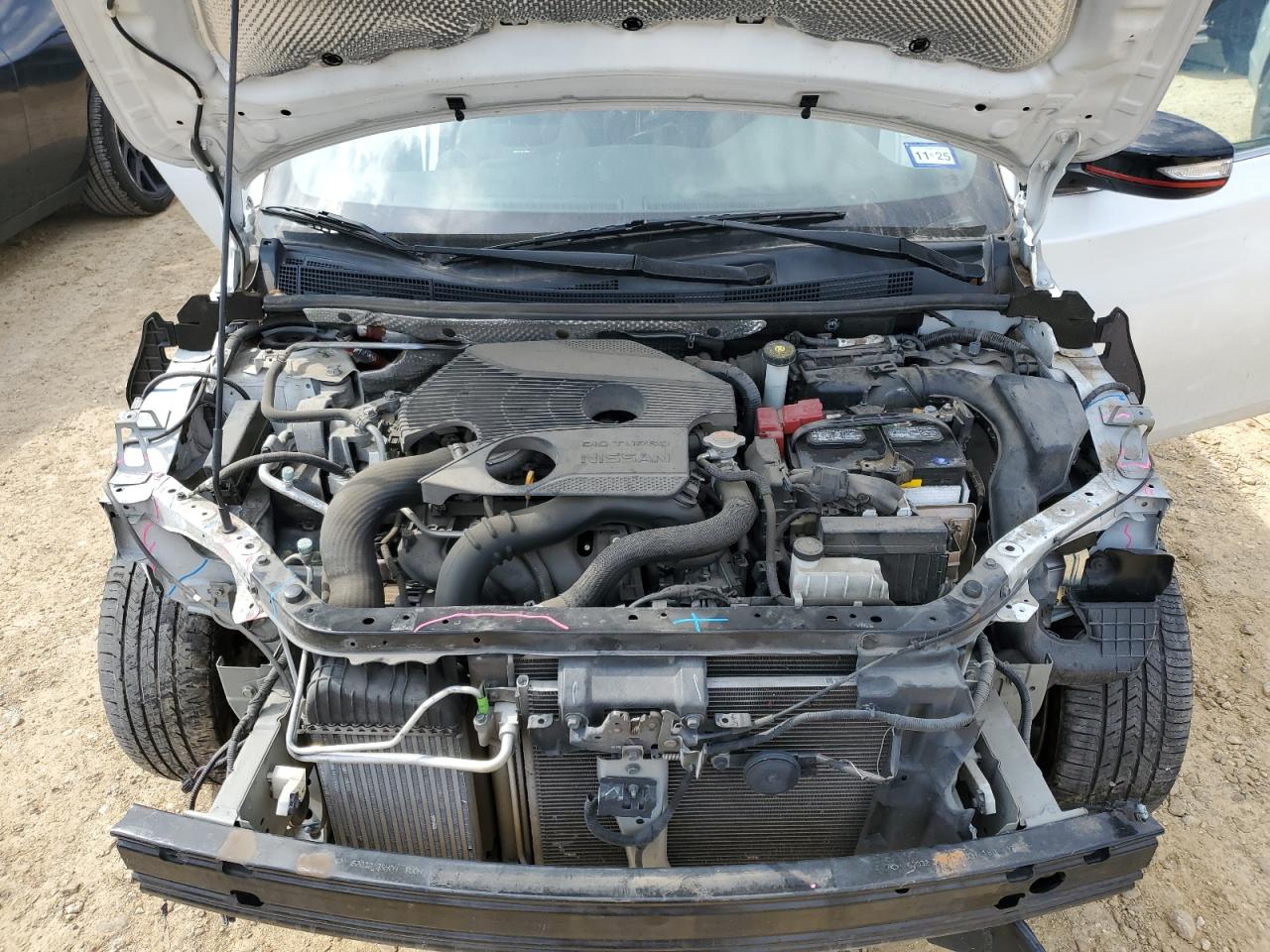 2017 Nissan Sentra VIN 3N1CB7AP0HY371353 Copart auction photo, front end / undercarriage damage thumbnail 11