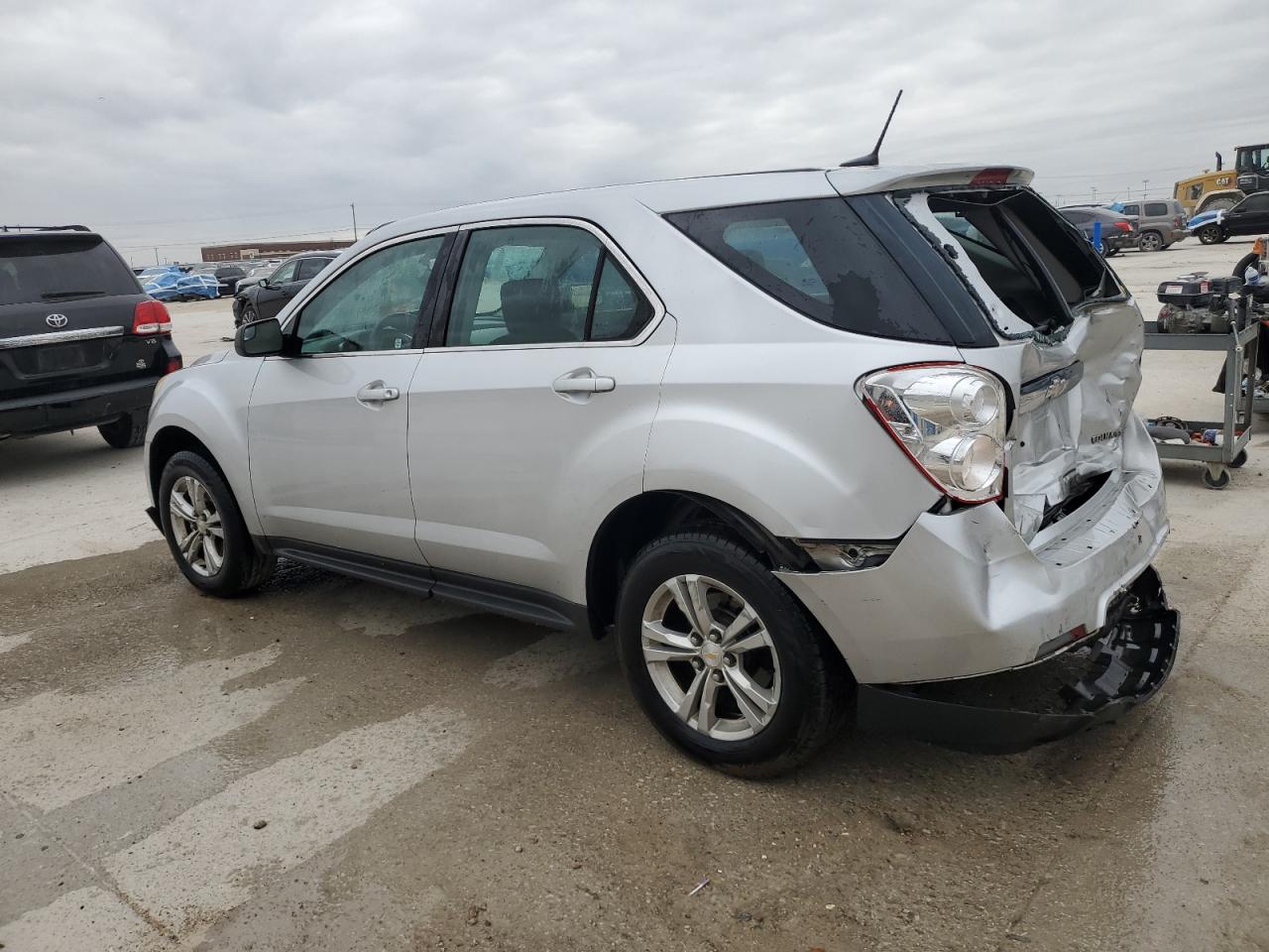 2014 Chevrolet Equinox VIN 1GNALAEK2EZ110182 Copart auction photo, front end / rear end damage thumbnail 2