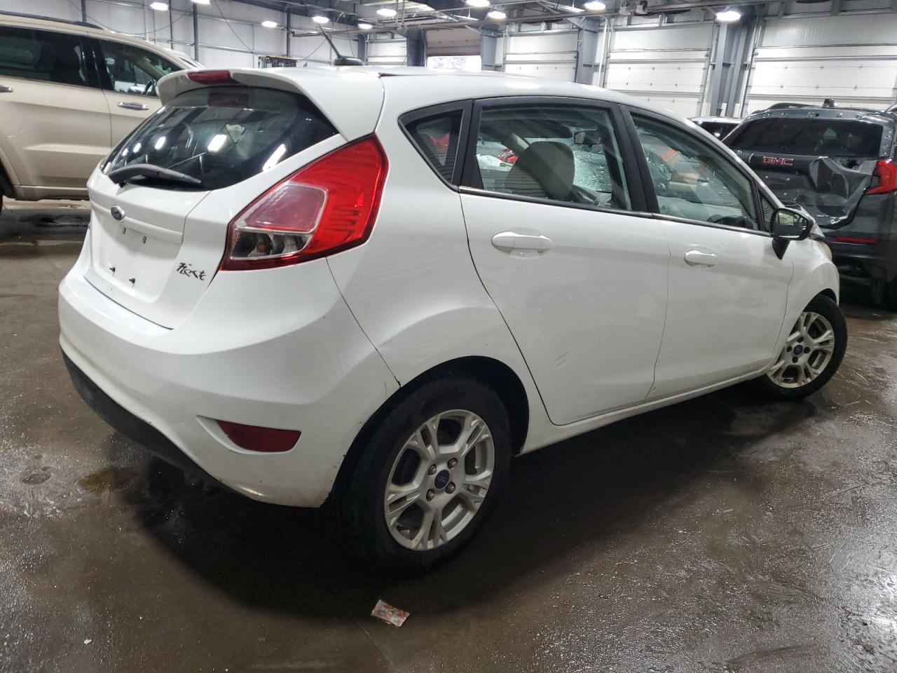 2014 Ford Fiesta VIN 3FADP4EJ3EM195222 Copart auction photo, front end / side damage thumbnail 3