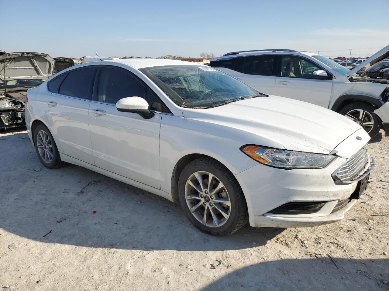2017 Ford Fusion VIN 3FA6P0H7XHR355976 Copart auction photo, front end damage thumbnail 4