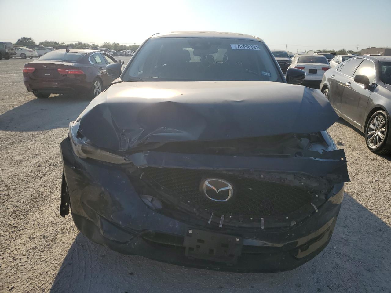 2020 Mazda CX-5 VIN JM3KFADM9L0729216 Copart auction photo, front end damage thumbnail 5