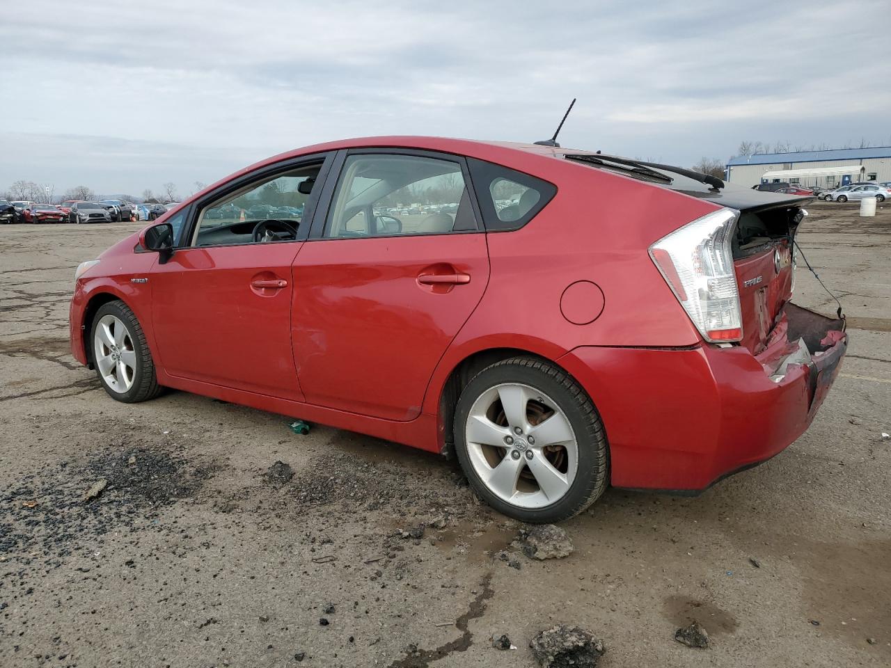 2011 Toyota Prius VIN JTDKN3DU6B0287307 Copart auction photo, rear end / side damage thumbnail 2