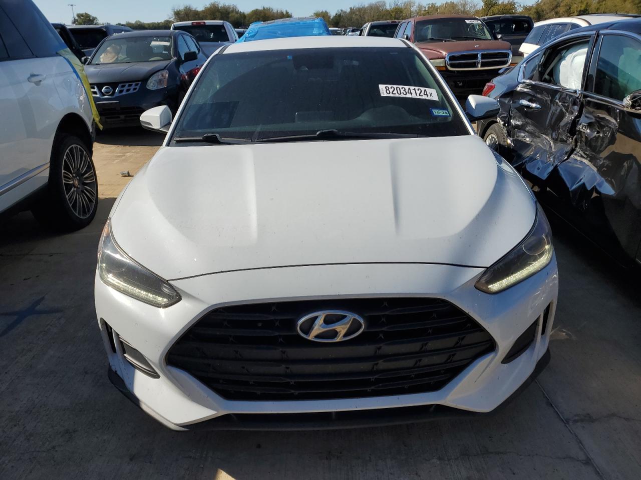 2020 Hyundai Veloster VIN KMHTG6AF1LU022841 Copart auction photo, rear end damage thumbnail 5