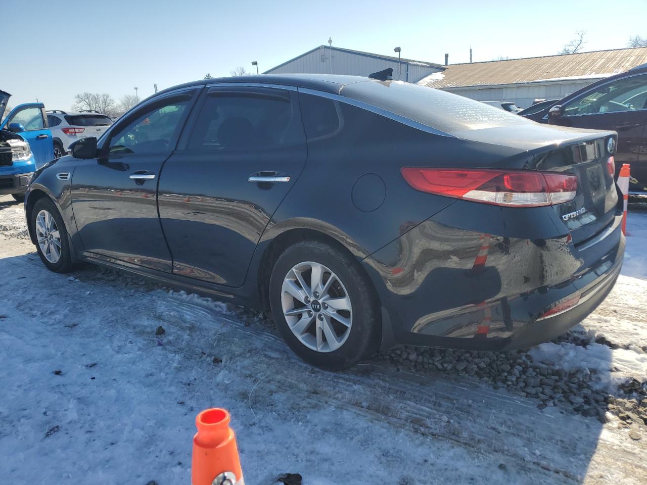 2017 KIA Optima VIN 5XXGT4L31HG152821 Copart auction photo, vandalism damage thumbnail 2