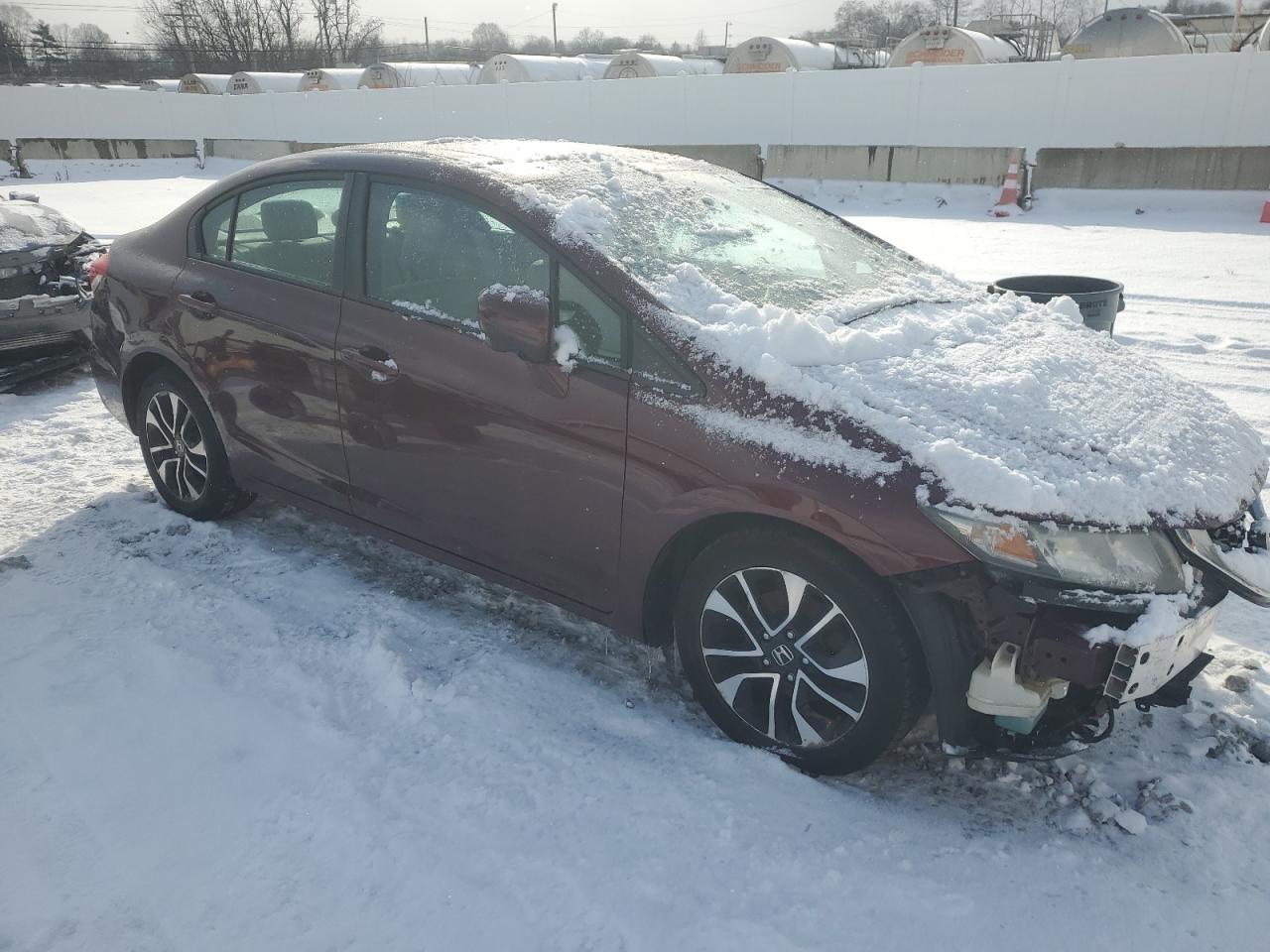 2014 Honda Civic VIN 19XFB2F86EE209027 Copart auction photo, front end damage thumbnail 4