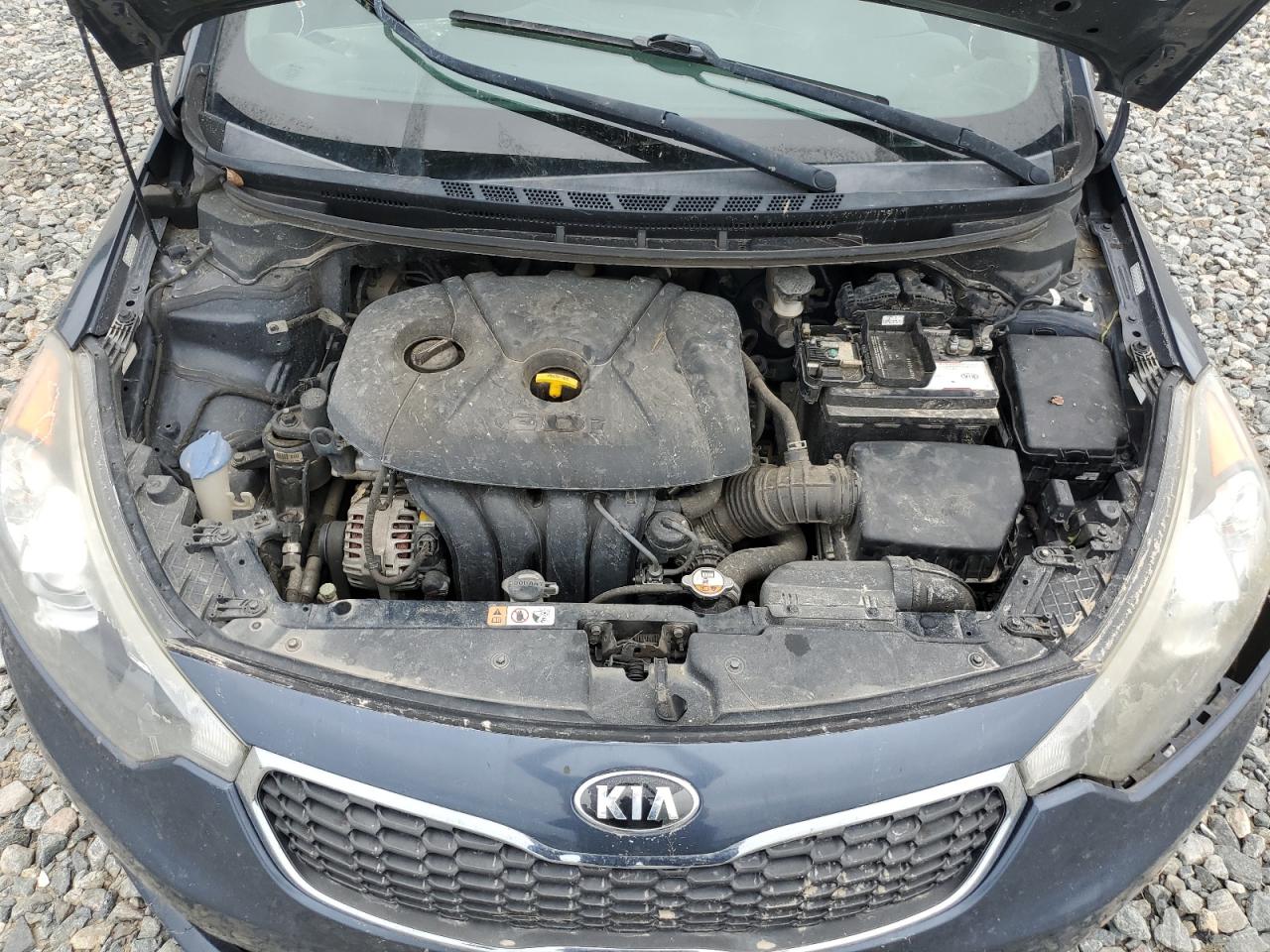 2016 KIA Forte VIN KNAFZ4A83G5504841 Copart auction photo, front end / water/flood damage thumbnail 12
