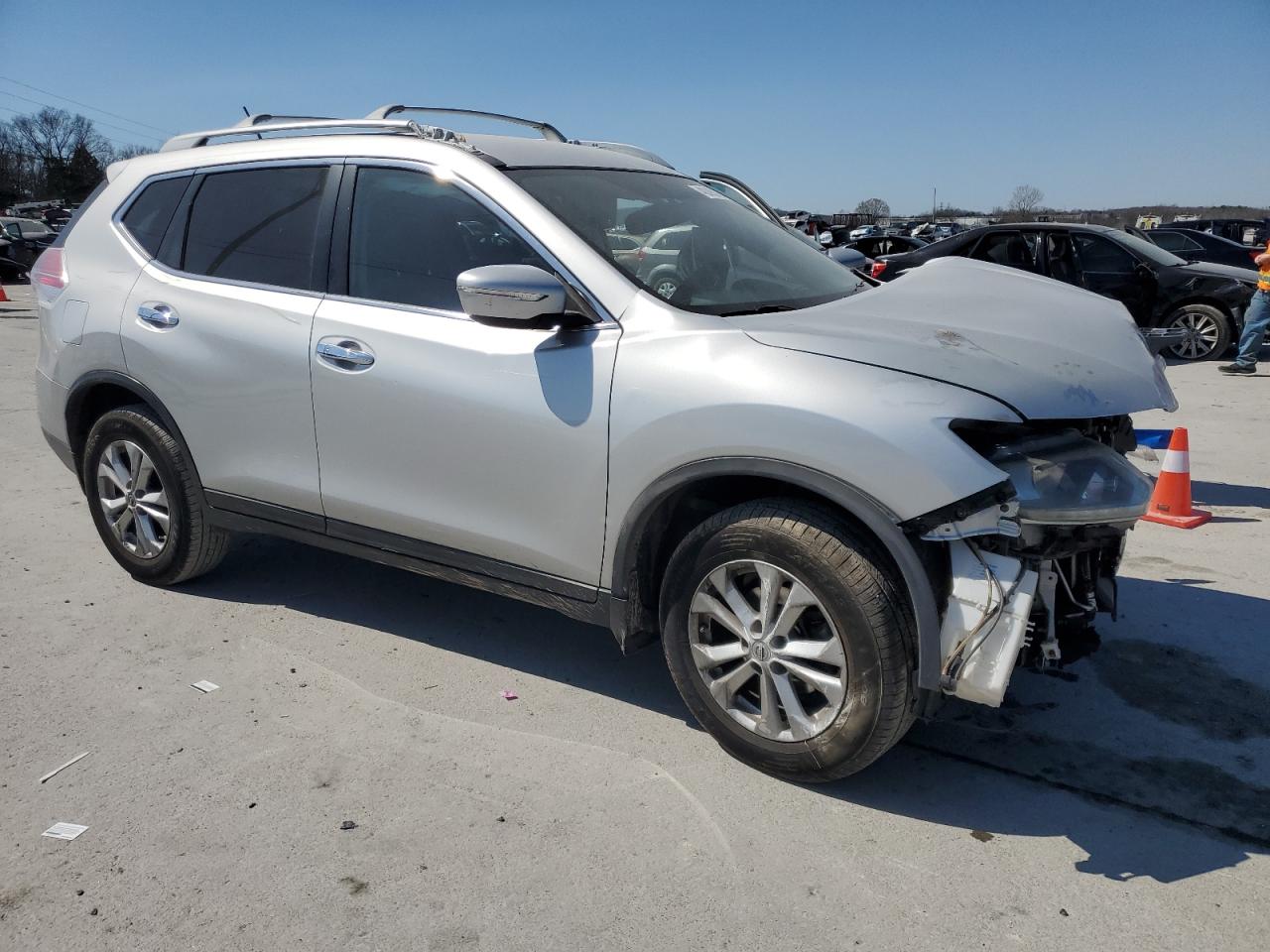 2014 Nissan Rogue VIN 5N1AT2MV0EC817550 Copart auction photo, front end damage thumbnail 4