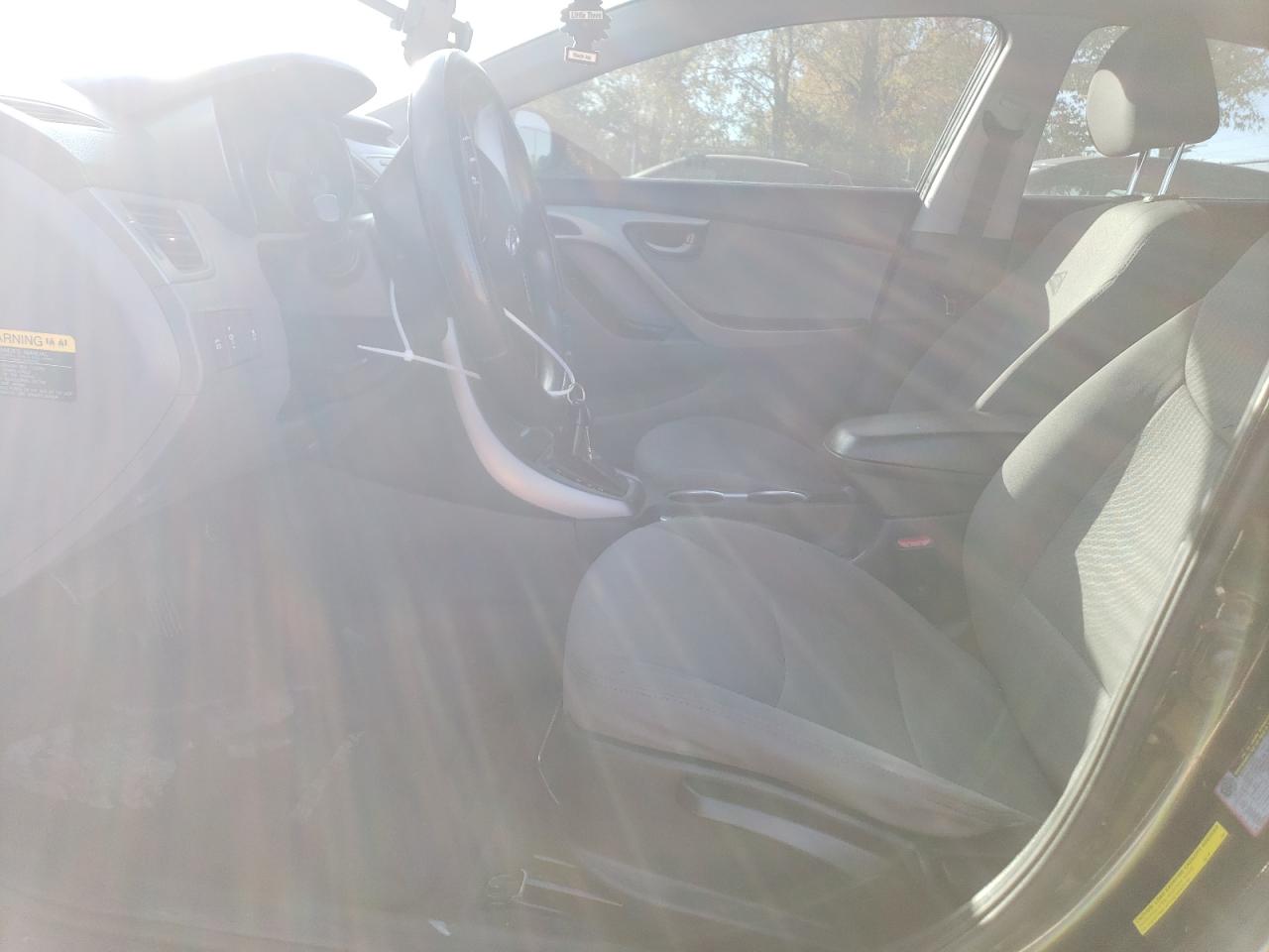 2014 Hyundai Elantra VIN 5NPDH4AEXEH505582 Copart auction photo, front end / minor dent/scratches damage thumbnail 7