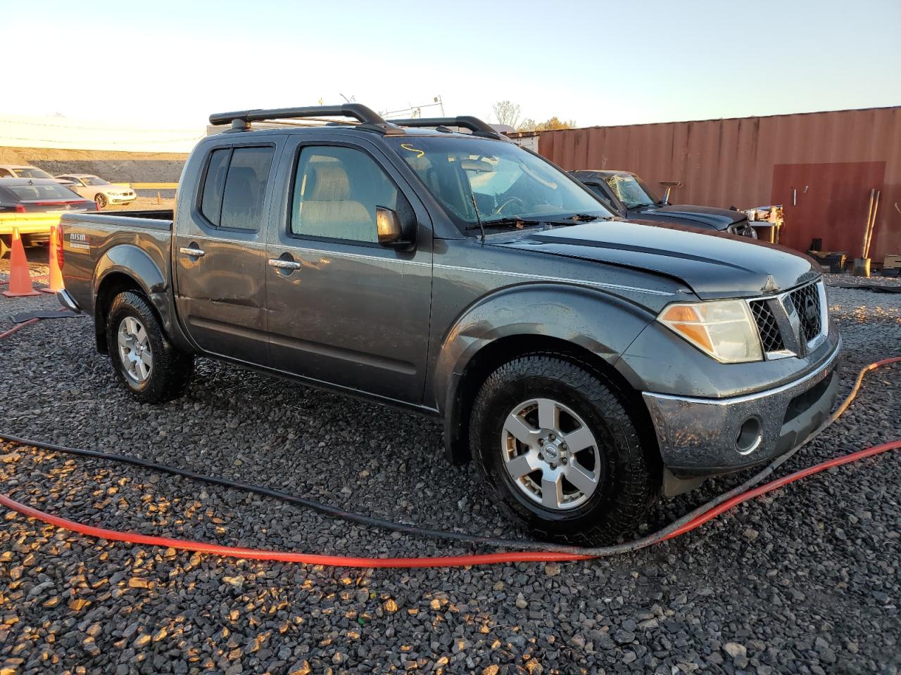 2008 Nissan Navara (Frontier) VIN 1N6AD07UX8C447153 Copart auction photo, front end / side damage thumbnail 4