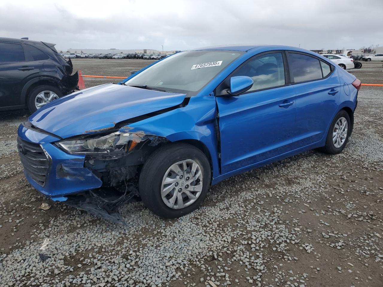 2017 Hyundai Elantra VIN KMHD74LF6HU085754