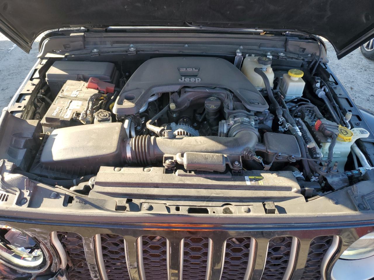 2020 Jeep Gladiator VIN 1C6HJTFGXLL125202 Copart auction photo, front end damage thumbnail 11