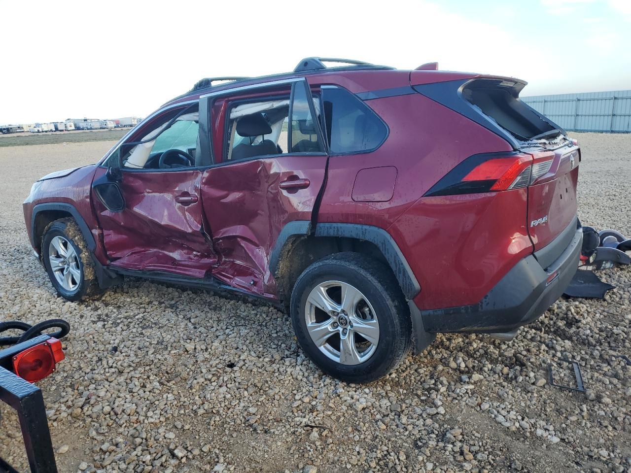 2021 Toyota RAV 4 VIN 2T3W1RFVXMW165344 Copart auction photo, all over damage thumbnail 2