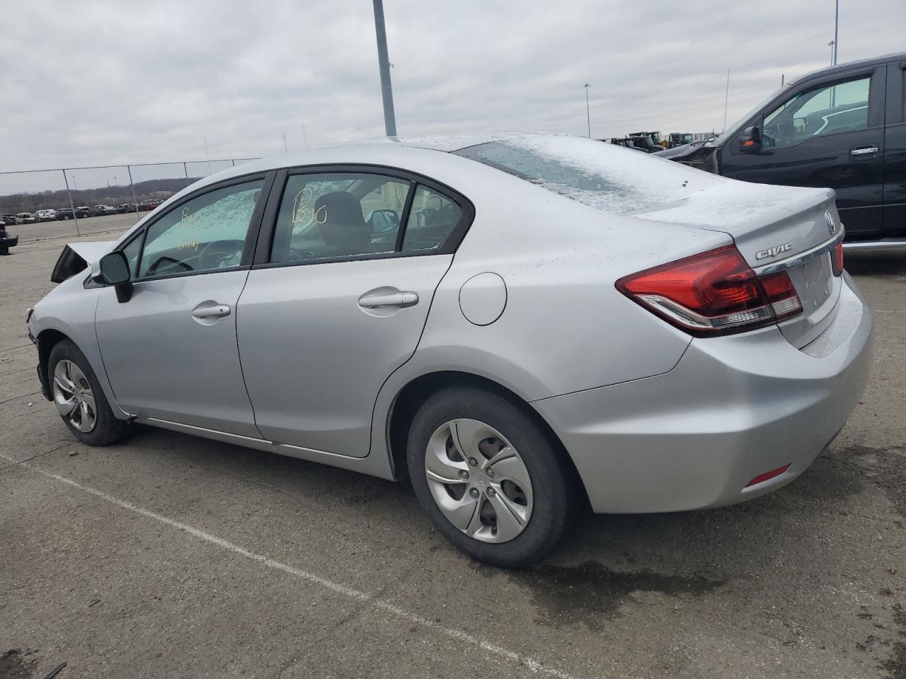 2013 Honda Civic VIN 19XFB2F57DE075018 Copart auction photo, front end damage thumbnail 2